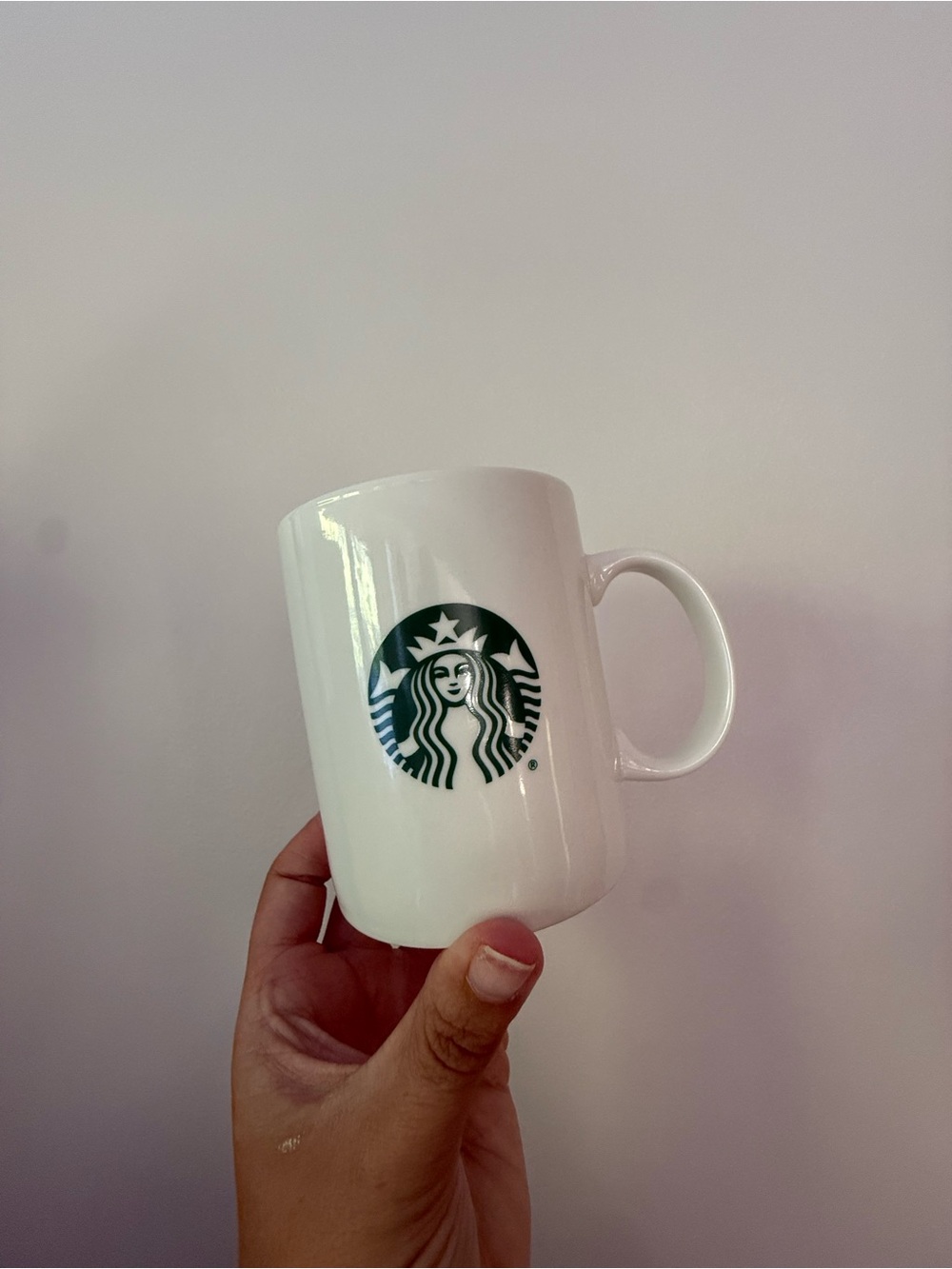 Mug with Starbucks logo